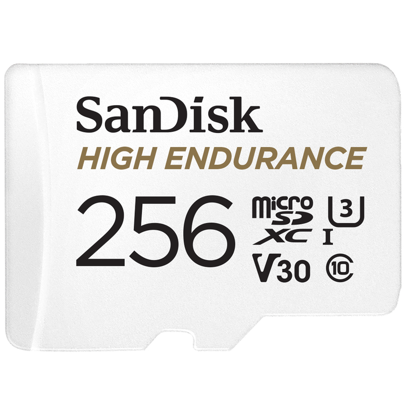 Sandisk High Endurance 256GB microSDXC Card with Adapter