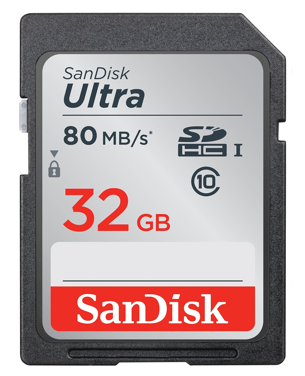 SanDisk 32GB Ultra SDHC 80MB/S Class 10 UHS-I