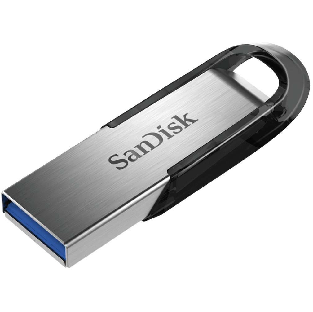 SanDisk Ultra Flair 32GB USB Type-A 3.0 (3.1 Gen 1) Flash Drive Black/Stainless steel