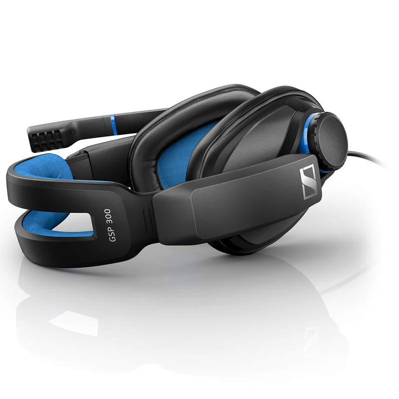 EPOS SENNHEISER GSP 300 Closed Acoustic Gaming Headset - Black/Blue