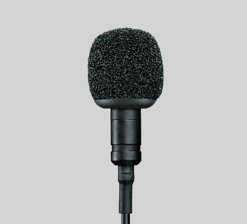 Shure MVL/A Condenser Lavalier Microphone (With 3.5 mm input jack)