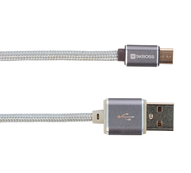 Skross Steel Line Charge N Sync Micro USB Cable