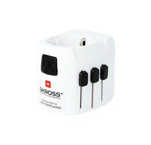 Skross PRO Light Black/White USB Universal Power Adapter