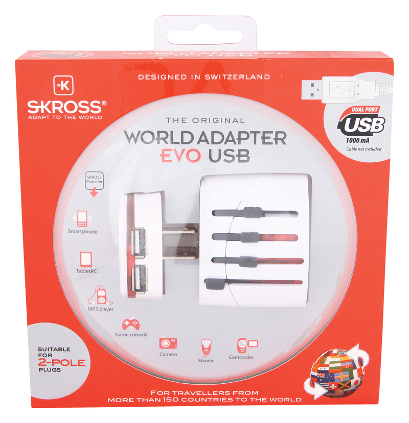 Skross World Adapter Evo USB