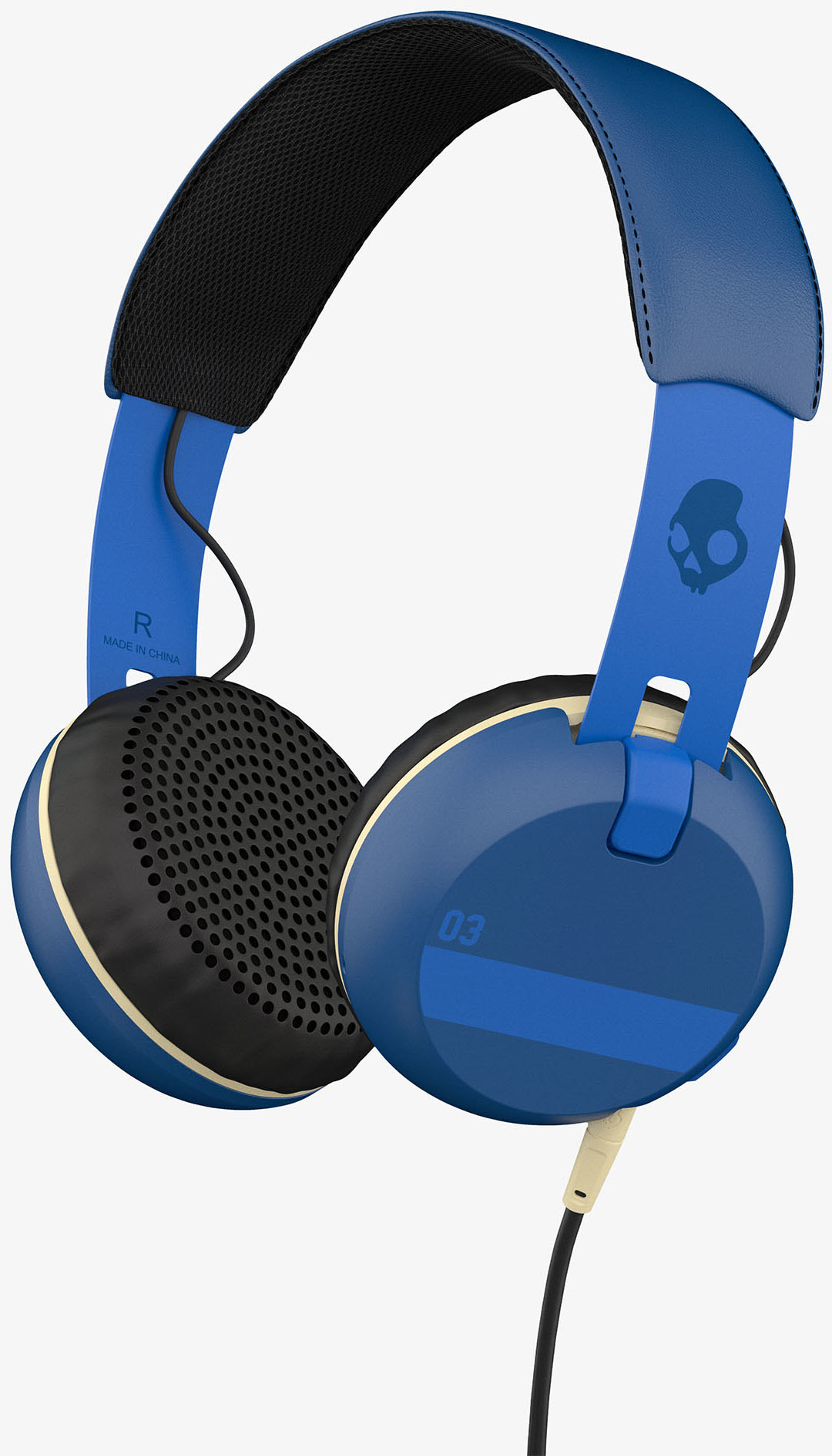 Skullcandy Grind Famed Royal Blue with Mic Headphones