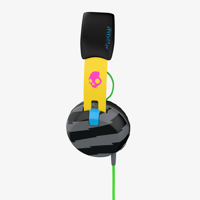 Skullcandy Grind Locals Only/Yellowith Black with Mic Headphones