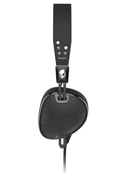 Skullcandy Knockout Quilted Black/Black/Chrome Mic3 Headphones