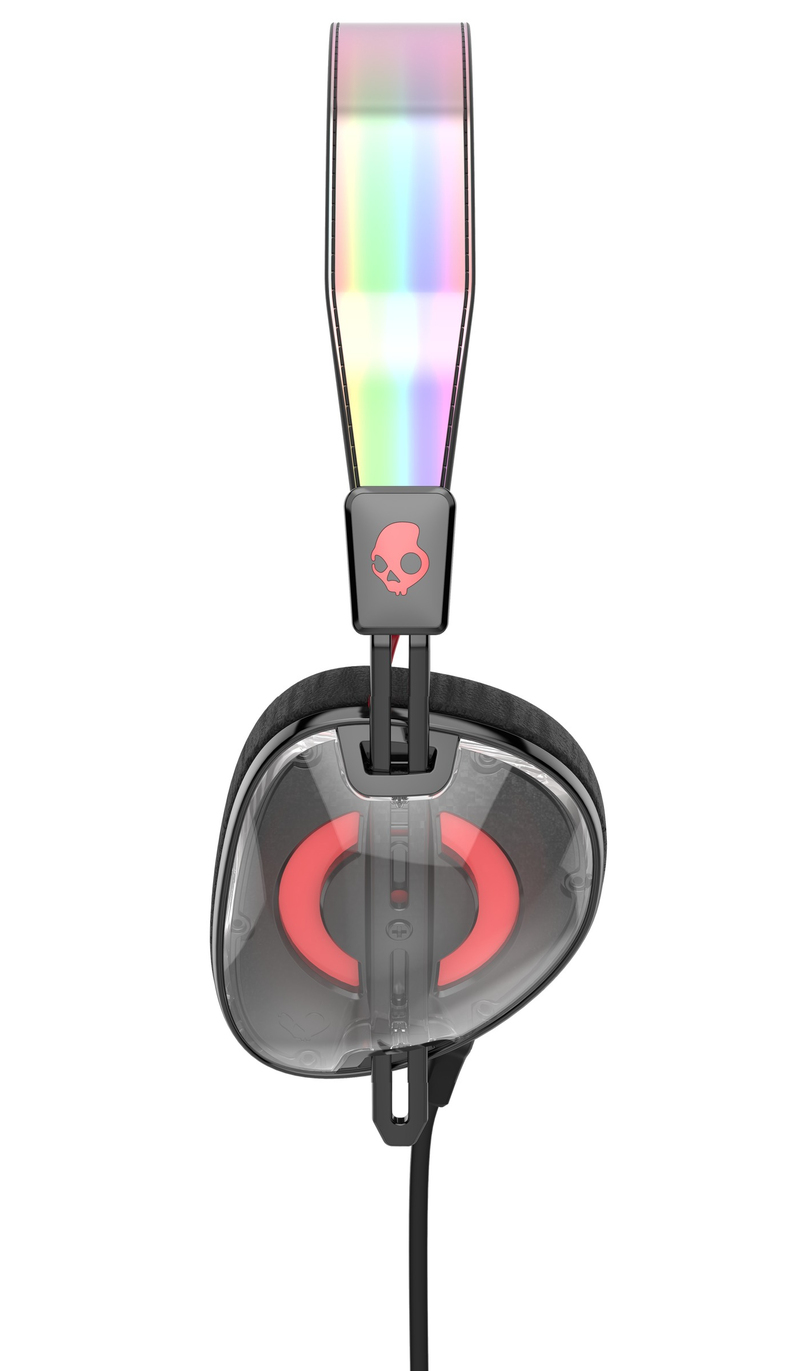Skullcandy Knockout Mash-Up/Multi/Coral with Mic2 Headphones