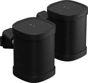 Sonos Mounts for One and Play 1 Speakers - Black (Pair)