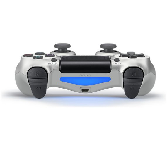 Sony Dualshock 4 V2 Silver Controller PS4