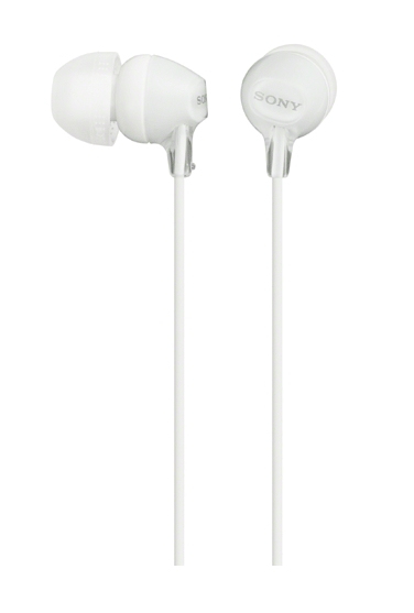 Sony MDR-EX15LP White EX Series In-Ear Earphones