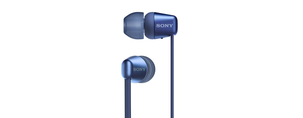 Sony WI-C310 Wireless In-Ear Earphones With Mic For Calls Blue