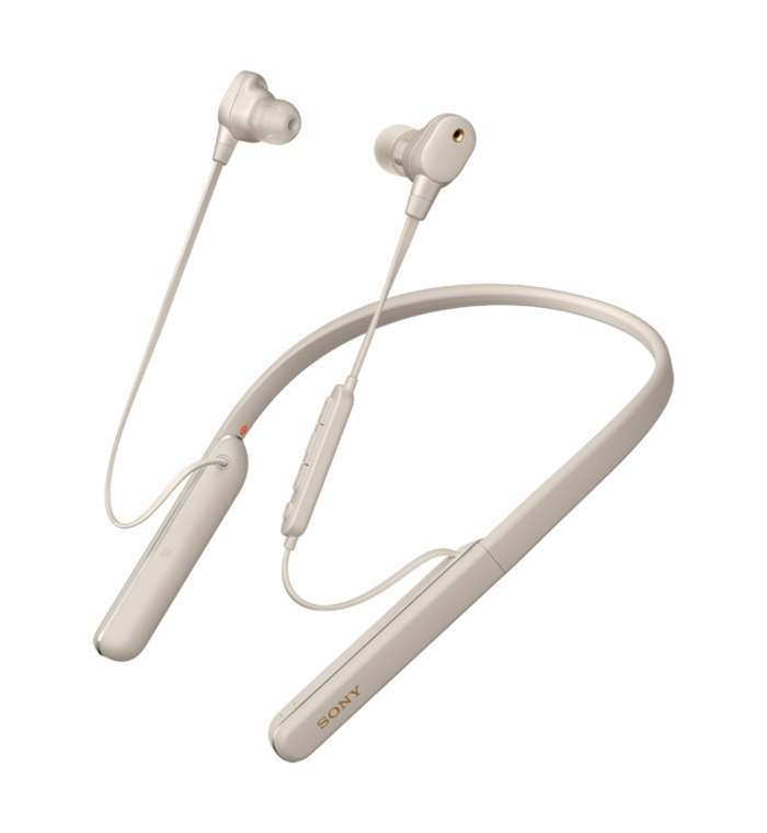 Sony WI-1000XM2 Silver Neckband Earphones with Noise Cancellation
