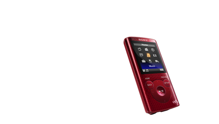 Sony NWZ-E383 4GB Red Walkman Mp3 Player