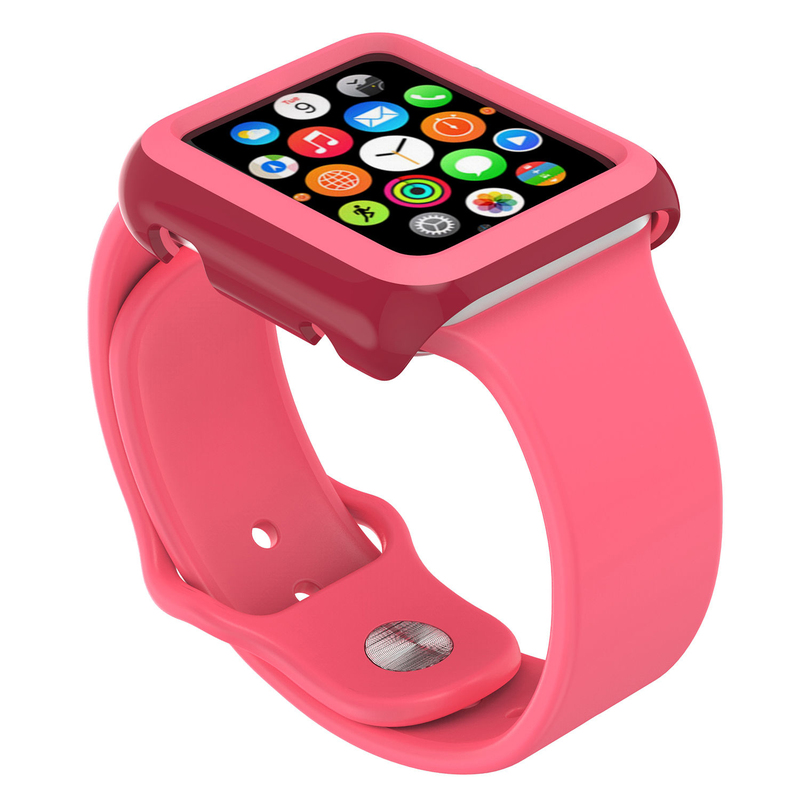 Speck Candyshell Fit Crimson Red/Splash Pink Apple Watch 38mm