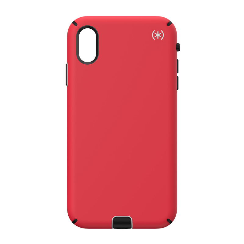 Speck Presidio Sport Case Heartrate Red/Sidewalk Grey/Black for iPhone XS Max