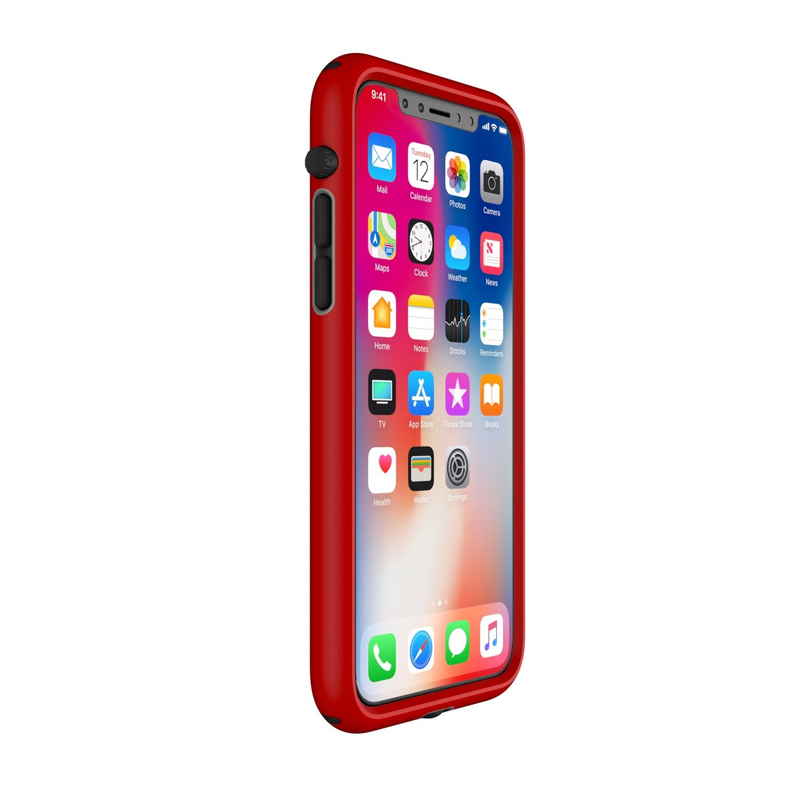Speck Presidio Sport Case Heartrate Red/Sidewalk Grey/Black for iPhone XS