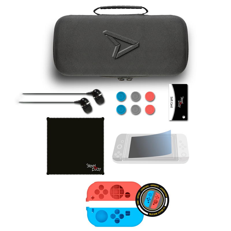Steelplay 11-In-1 Carry & Protect Kit for Switch