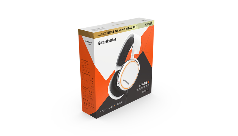 SteelSeries Arctis 5 White 2019 Edition Gaming Headset