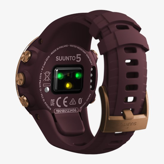 Suunto 5 G1 Compact GPS Sports Watch Burgundy Copper