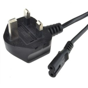 Baykron UK Plug Cord Female Cable Black