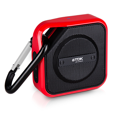 TDK Trek Micro A12 Red Bluetooth Speaker