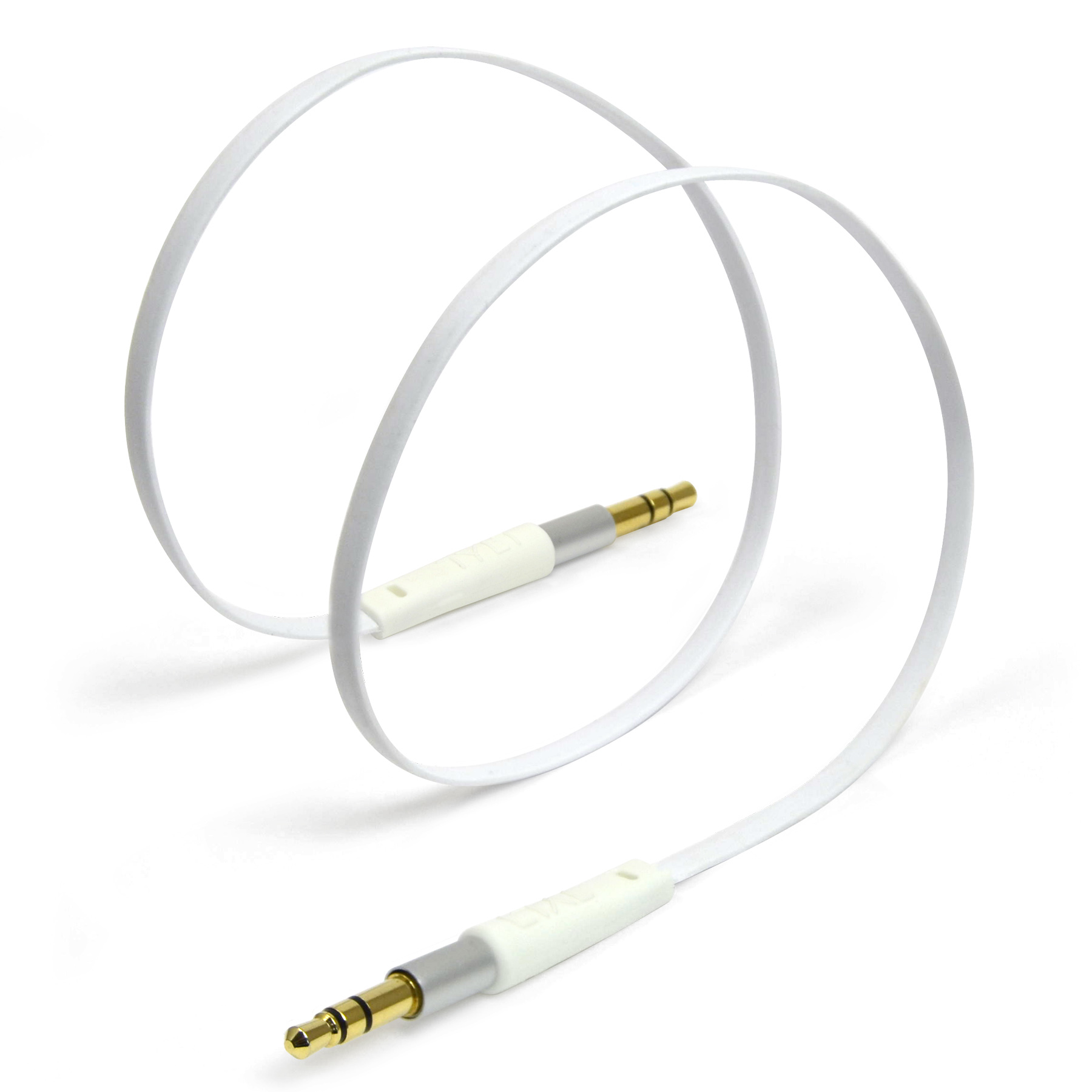 Tylt Stereo Auxiliary 3.5mm Cable White