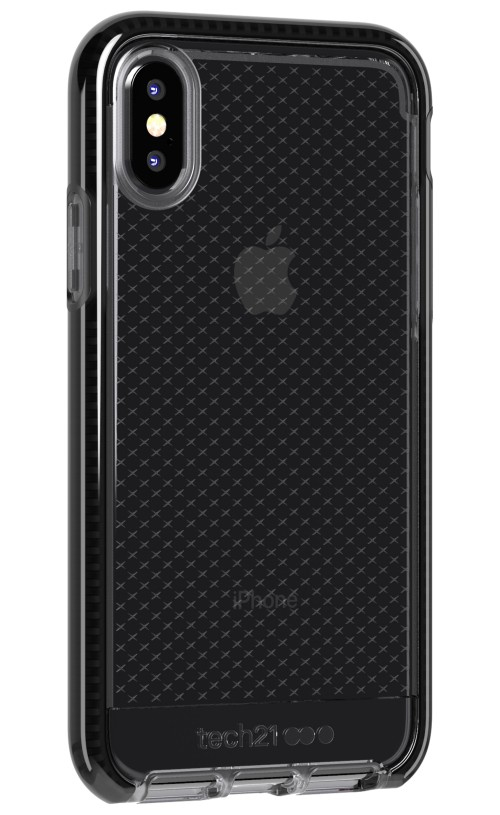 Tech21 Evo Check Case Smokey/Black for iPhone XS