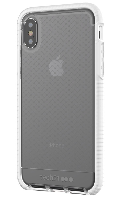 Tech21 Evo Check Case Clear/White for iPhone X