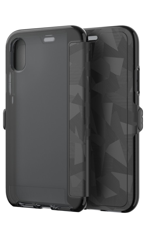 Tech21 Evo Wallet Case Black for iPhone X