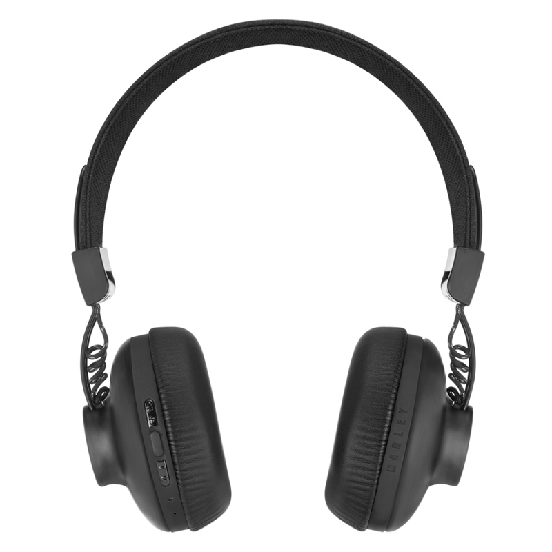 The House Of Marley Positive Vibration 2 Wirelees Signature Black Bluetooth On-Ear Headphone