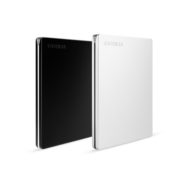 Toshiba Canvio Slim3 1TB External Hard Drive Silver