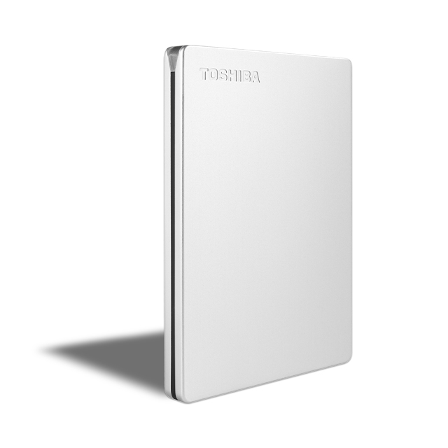 Toshiba Canvio Slim3 1TB External Hard Drive Silver