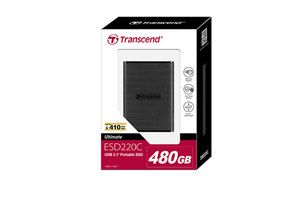 Transcend 480GB ESD220C USB 3.1 Gen 1 External Solid State Drive