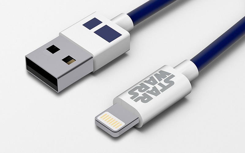 Tribe Star Wars R2D2 Lightning Cable 120cm
