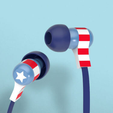 Tribe Captain America In-Ear Earphones