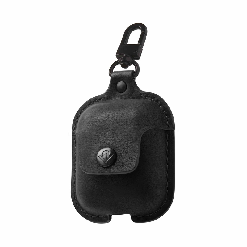 Twelvesouth Airsnap Leather Case Black for Apple AirPods