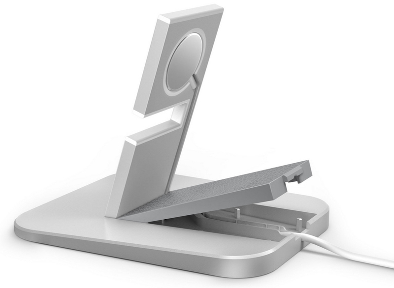 Twelve South Hirise Stand Silver Apple Watch