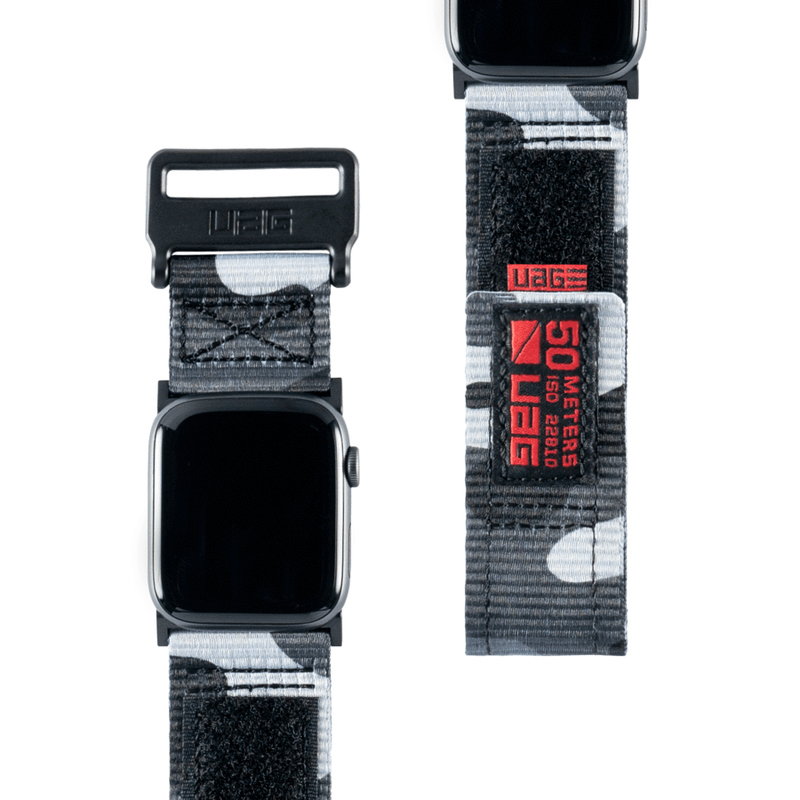 UAG 44/42mm Active Strap Midnight Camo for Apple Watch (Compatible with Apple Watch 42/44/45mm)