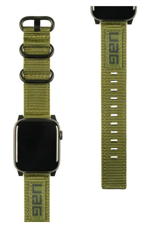 UAG 44/42mm Nato Strap Olive Drab for Apple Watch (Compatible with Apple Watch 42/44/45mm)