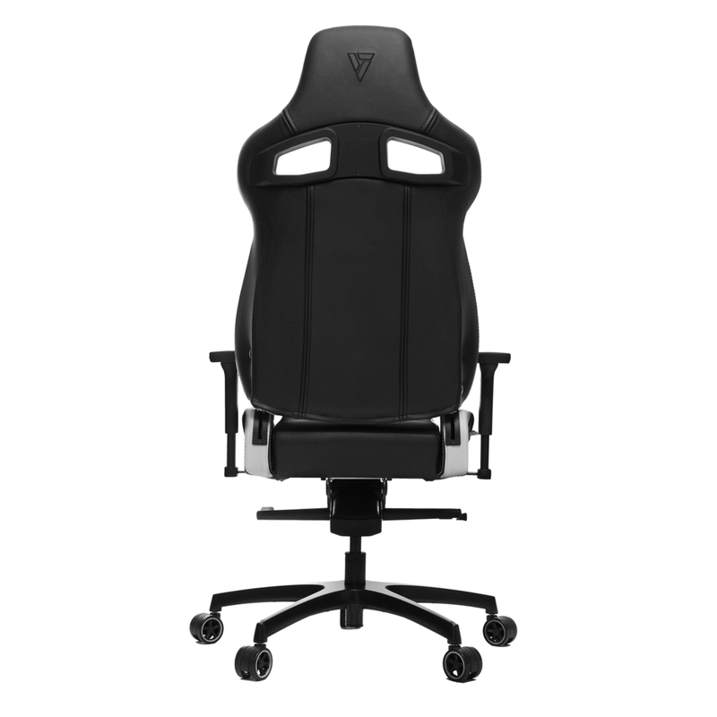 Vertagear Racing Series P-Line Pl4500 Gaming Chair Black/White Edition Coffee Fiber With Silver Embroidery