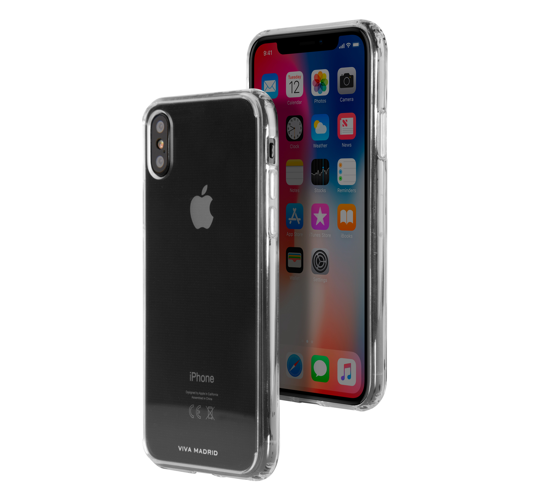 Viva Madrid Escudo Case Clear for iPhone X