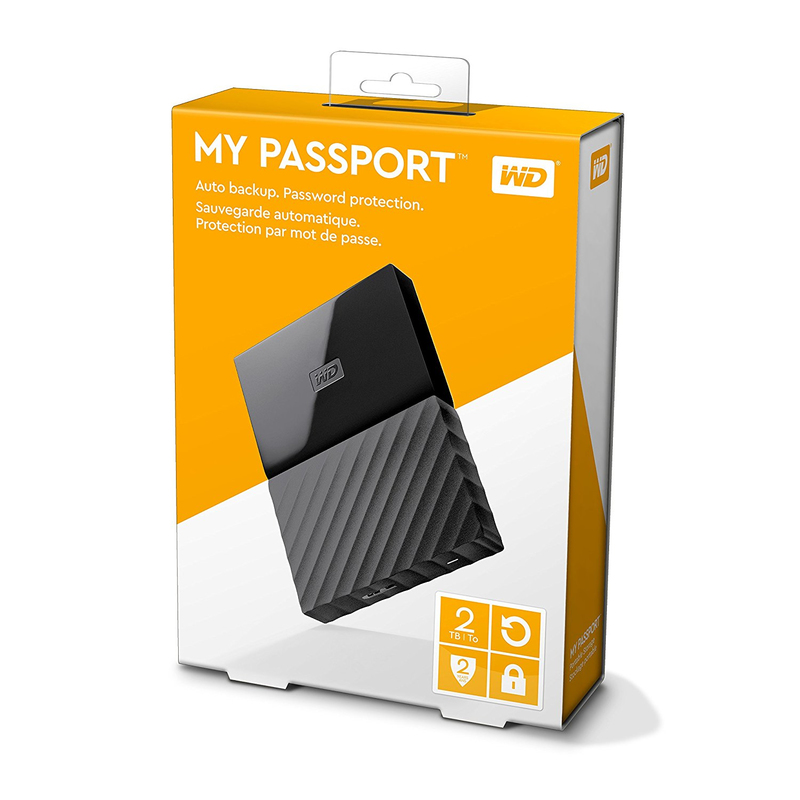 Western Digital My Passport 2TB Black External Hard Drive