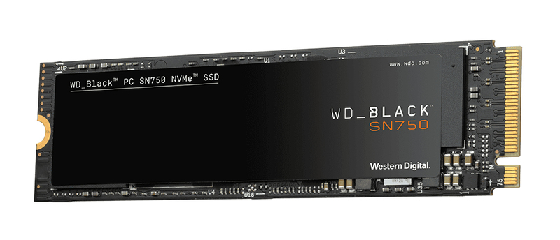 Western Digital SN750 NVME Solid State Drive 500 GB Black