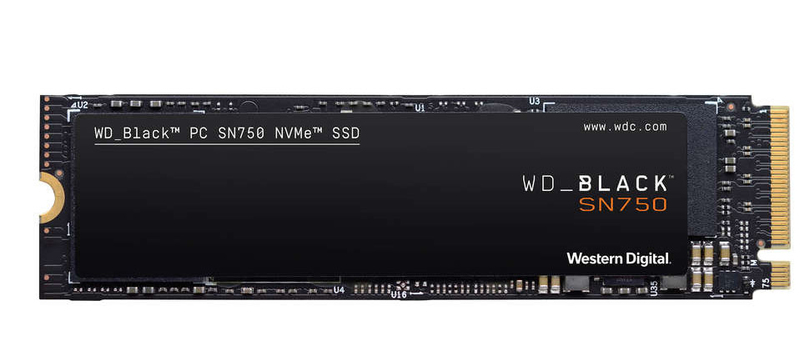 Western Digital SN750 NVME Solid State Drive 500GB Black