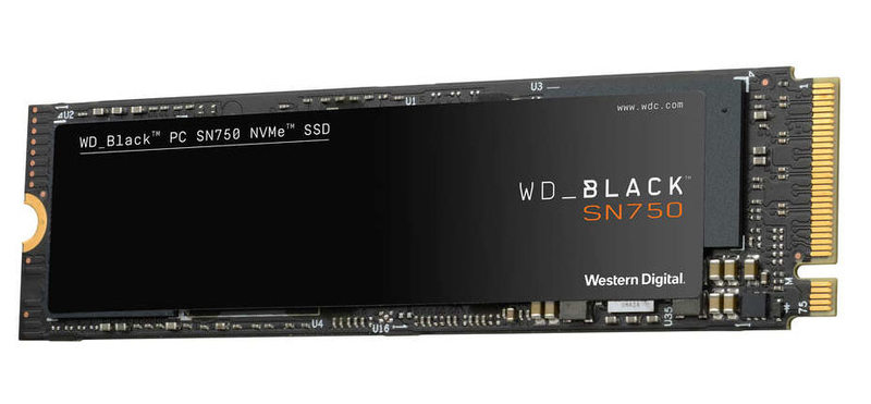 Western Digital SN750 NVME Solid State Drive 500GB Black
