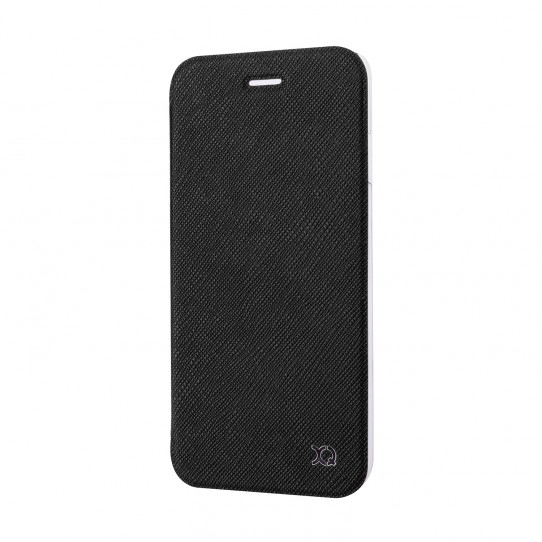 Xqisit Adour Flap Case Black iPhone 6/6S