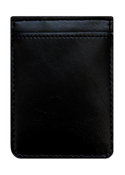 iDecoz Black Leather Phone Pocket