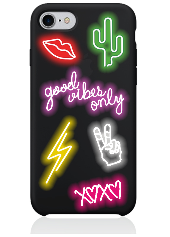 iDecoz Neon Signs Sticker Tags for Smartphones