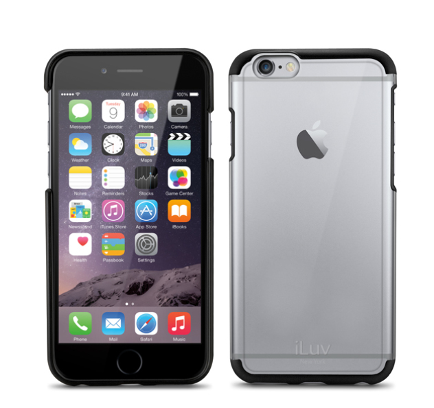 Iluv Vyneer Dual Material Case Black iPhone 6